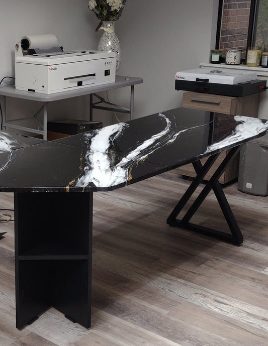 L shape desk