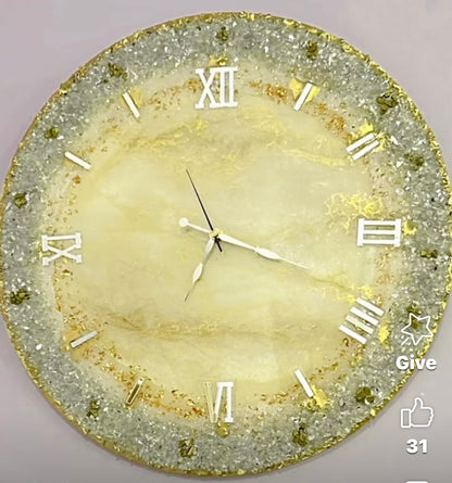 Decorative Epoxy Clock