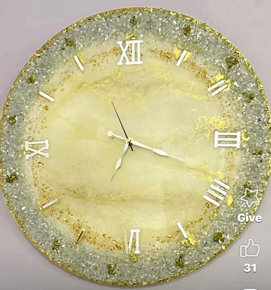 Decorative Epoxy Clock
